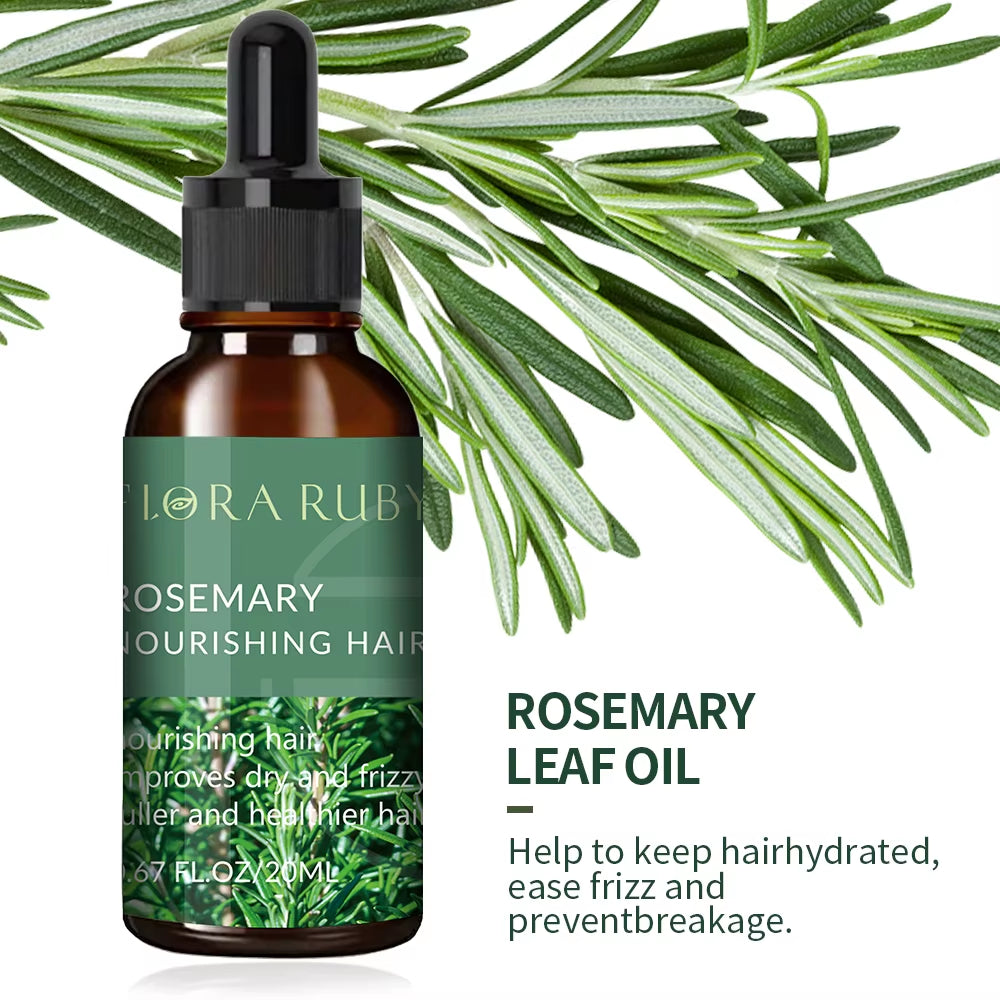 20Ml Essential Oils Rosemary Oil for Hair Growth 100% Pure Essential Oil Plant Therapy Ginger Oil Scalp Care Oil Rose Camellia