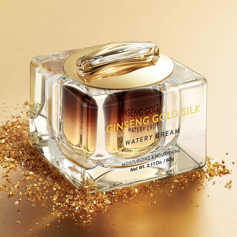 Unlock Radiant Skin with NATURE REPUBLIC Ginseng Gold Silk Watery Cream - Deep Hydration & Repair! 🌟✨